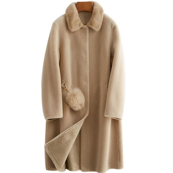 fur coat female real wool jacket autumn winter coat women clothes 2021 korean vintage sheep shearling veste femme zt4385, Black
fur coat female real wool jacket autumn winter coat women clothes 2021 korean vintage sheep shearling veste femme zt4385, Black