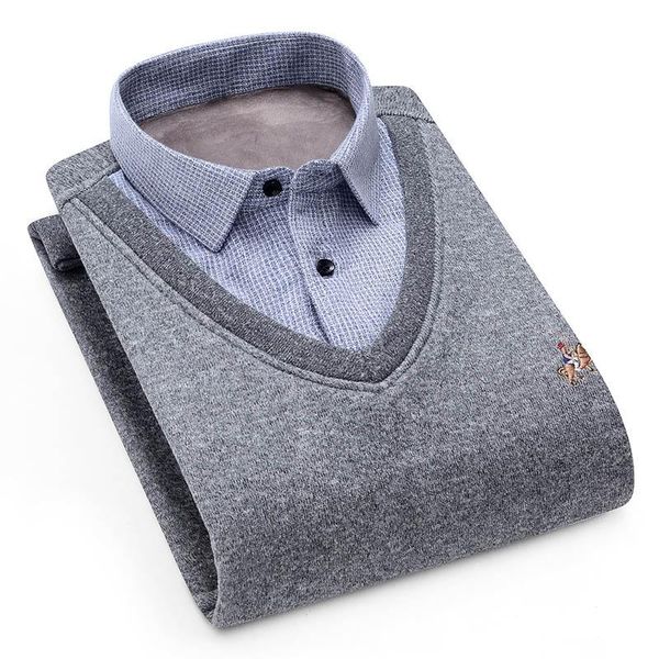 men's sweaters aoliwen men sweater cardigan shirt collar plus velvet thickening winter long sleeves shirts cashmere dress home, White;black
men's sweaters aoliwen men sweater cardigan shirt collar plus velvet thickening winter long sleeves shirts cashmere dress home, White;black