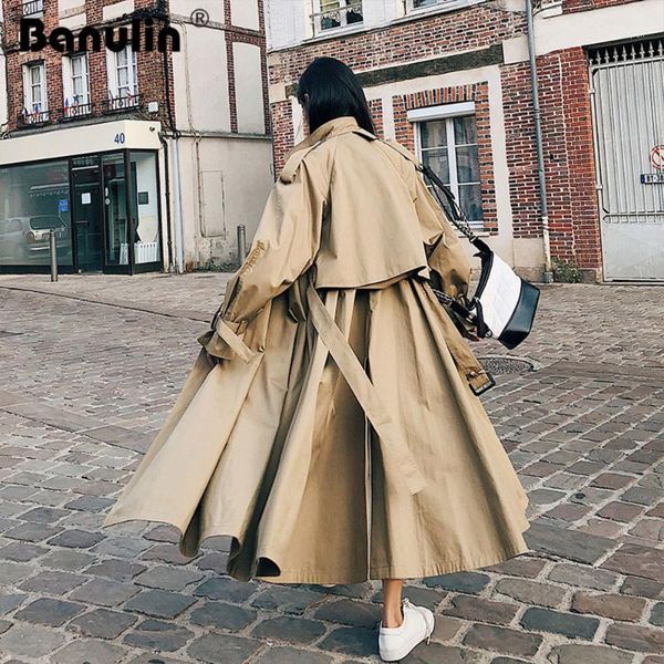 banulin british style 2020 new spring's women long trench coat windbreaker stylish fashion ladies overcoats cloak with belt1, Tan;black
banulin british style 2020 new spring's women long trench coat windbreaker stylish fashion ladies overcoats cloak with belt1, Tan;black