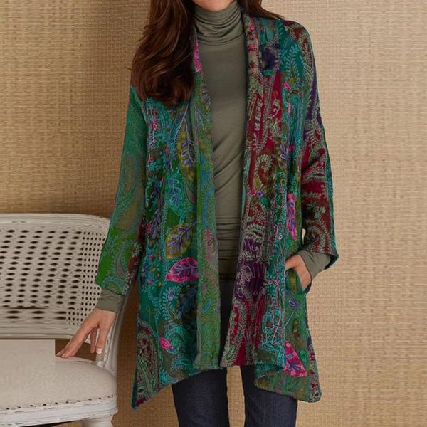 overcoat elegant streetwear women spring colorful loose coat garment retro long-sleeve printed new dinner clothes 2020 outwear hqnnb, Black
overcoat elegant streetwear women spring colorful loose coat garment retro long-sleeve printed new dinner clothes 2020 outwear hqnnb, Black