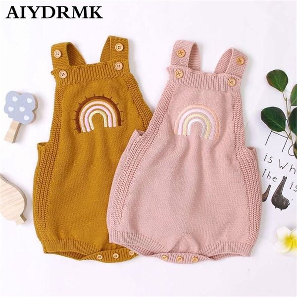knit newborn knitted clothes autumn winter rainbow sleeveless girl cotton baby jumpsuit boy romper 201127, Blue
knit newborn knitted clothes autumn winter rainbow sleeveless girl cotton baby jumpsuit boy romper 201127, Blue