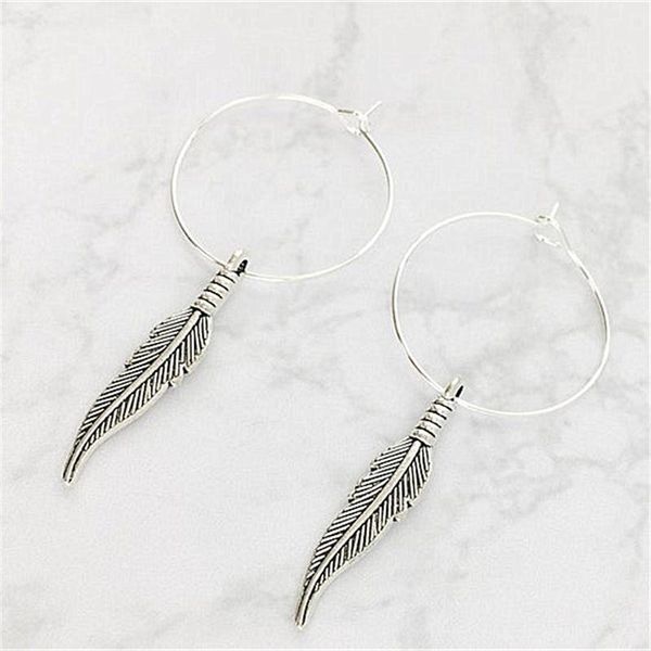 feather hoop earrings, bohemian jewellery, boho hoop earrings, dangle festival jewelry, dainty hoops, 30mm, Silver
feather hoop earrings, bohemian jewellery, boho hoop earrings, dangle festival jewelry, dainty hoops, 30mm, Silver
