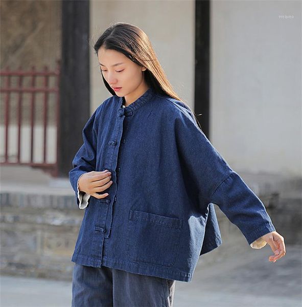 women loose retro denim jacket outwear ladies vintage handmade button coat female 2020 spring autumn jackets 1, Black;brown
women loose retro denim jacket outwear ladies vintage handmade button coat female 2020 spring autumn jackets 1, Black;brown