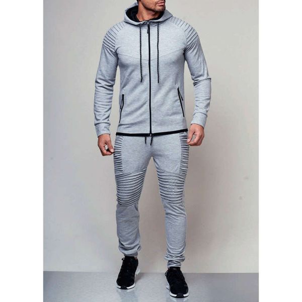 new autumn / winter 2020 men's outdoor sports leisure sweater solid color cardigan and trousers set, Gray
new autumn / winter 2020 men's outdoor sports leisure sweater solid color cardigan and trousers set, Gray