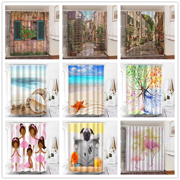 retro country rural street waterproof bathroom shower curtains polyester fabric bath bathtub shower decoration screen cortina
retro country rural street waterproof bathroom shower curtains polyester fabric bath bathtub shower decoration screen cortina