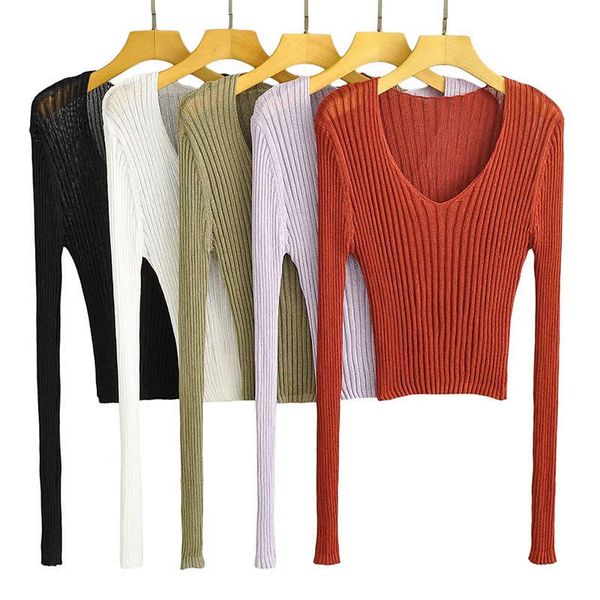 net red blog main style high waist exposed navel short t-shirt women's early autumn v-neck long sleeve bottoming shirt, Black;gray
net red blog main style high waist exposed navel short t-shirt women's early autumn v-neck long sleeve bottoming shirt, Black;gray