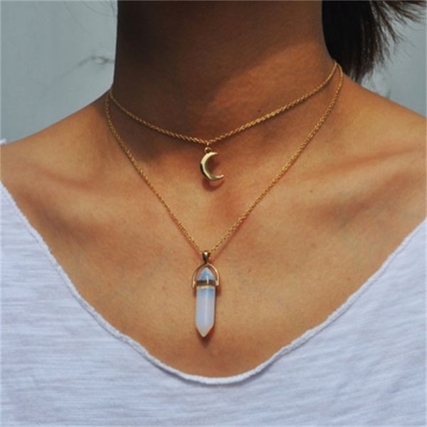 moon jewelry choker natural stone fashion gold color crystal pendant necklace for women yd0256
moon jewelry choker natural stone fashion gold color crystal pendant necklace for women yd0256