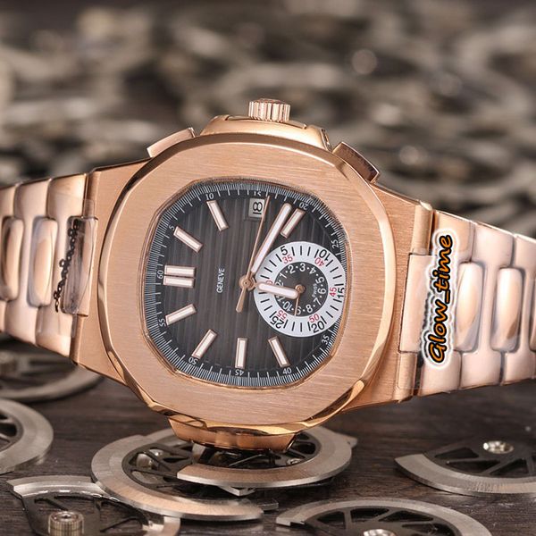 high version 5980/1r-001 black date dial rose gold steel case automatic mechanical mens watch 316l steel bracelet designer gents watches, Slivery;brown
high version 5980/1r-001 black date dial rose gold steel case automatic mechanical mens watch 316l steel bracelet designer gents watches, Slivery;brown