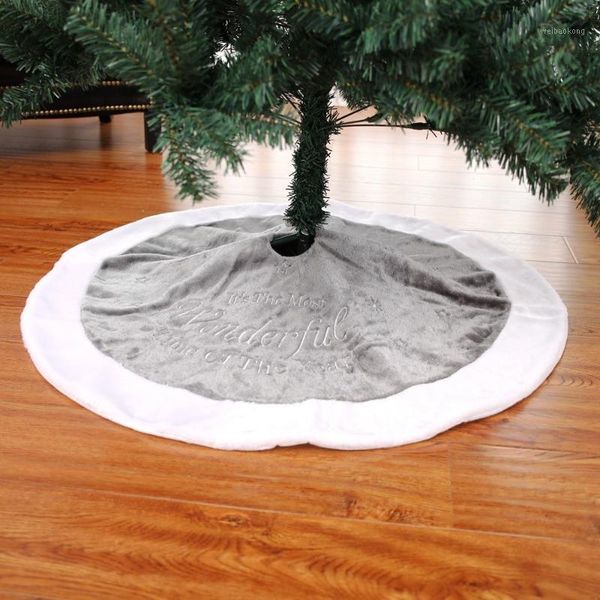 christmas decorations tree skirt 90cm embroidered short plush decoration mat scene l1
christmas decorations tree skirt 90cm embroidered short plush decoration mat scene l1
