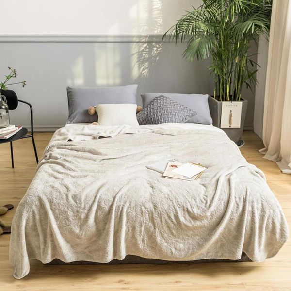 blankets thick warm flannel throw blanket for sofa winter soft bed gift
