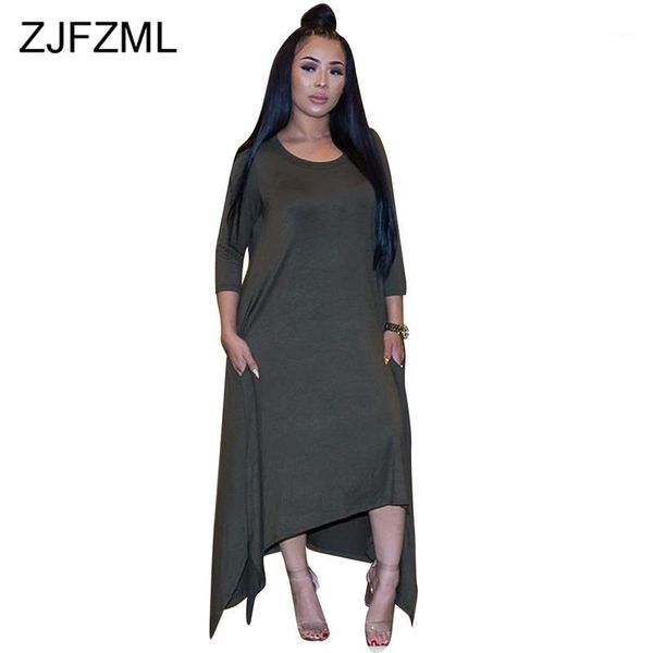 solid loose long dresses women long sleeve irregular plus size vestidos 2020 causal elegant round neck maxi tshirt dress1, Black;gray
solid loose long dresses women long sleeve irregular plus size vestidos 2020 causal elegant round neck maxi tshirt dress1, Black;gray