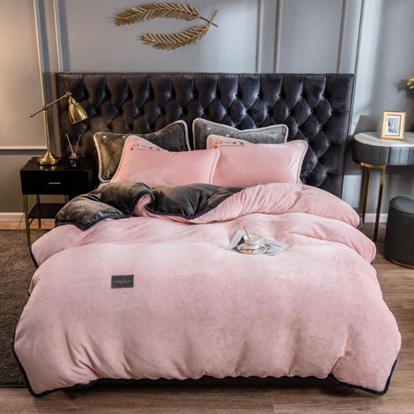 bedding sets home textiles pink winter flannel quilt cover 1pcs pillow case 4pcs soft warm duvet sheet
bedding sets home textiles pink winter flannel quilt cover 1pcs pillow case 4pcs soft warm duvet sheet