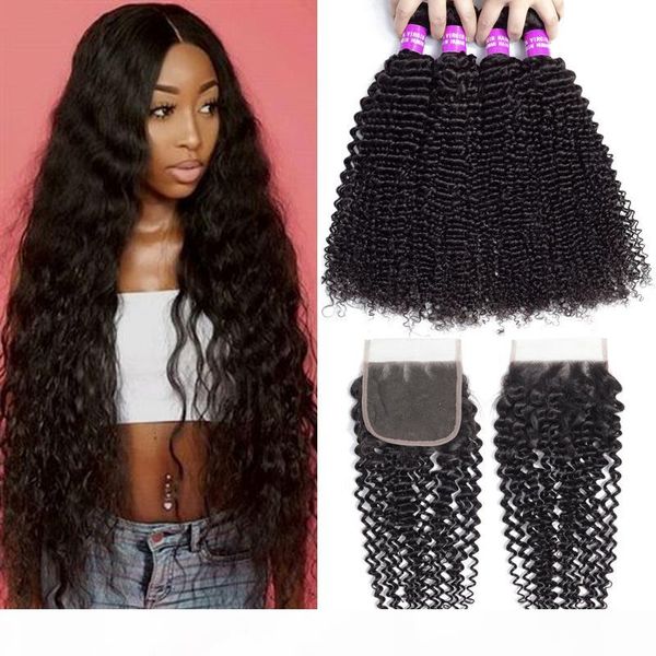 brazilian virgin hair bundles with closures kinky curly human hair bundles with closure curly hair extensions with 4x4 lace closure, Black
brazilian virgin hair bundles with closures kinky curly human hair bundles with closure curly hair extensions with 4x4 lace closure, Black
