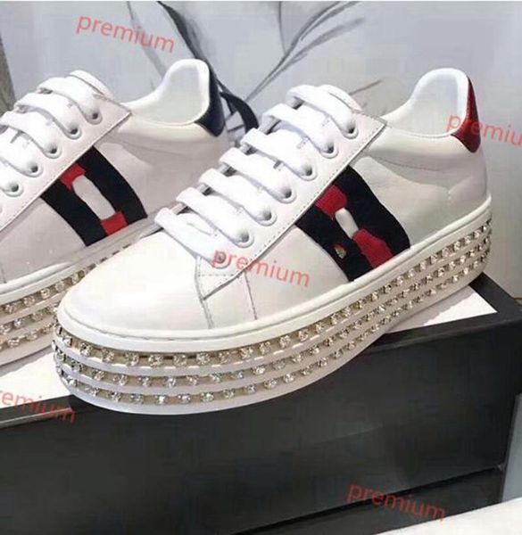 design sneakers shoes fashion luxury designer women shoes high platform lace up ace leather with crystal bottom shoes running, Black
design sneakers shoes fashion luxury designer women shoes high platform lace up ace leather with crystal bottom shoes running, Black