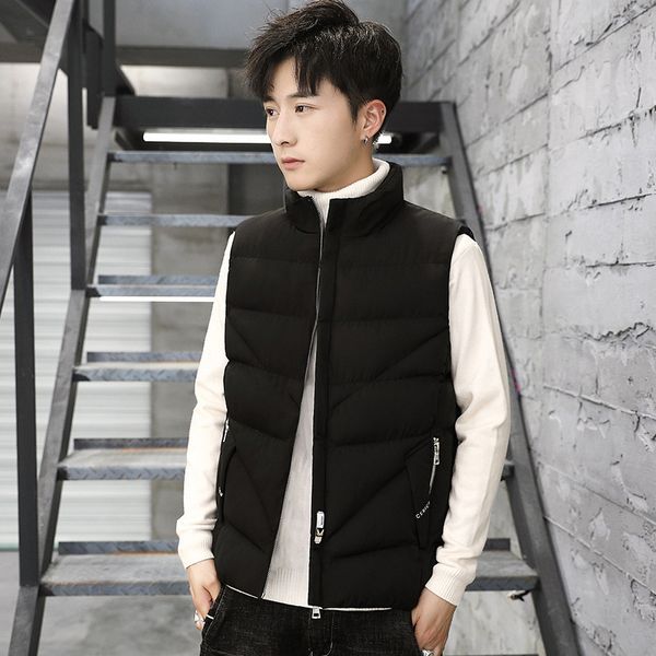 autumn and winter 2020 new warm vest men's coat small monster cotton padded jacket casual korean slim fit big size majian, Black;white
autumn and winter 2020 new warm vest men's coat small monster cotton padded jacket casual korean slim fit big size majian, Black;white