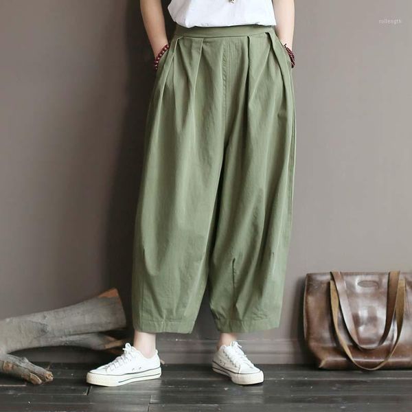 women autumn straight pants cotton elastic waist trouser 2020 fall solid color loose women full length pants bc2101, Black;white
women autumn straight pants cotton elastic waist trouser 2020 fall solid color loose women full length pants bc2101, Black;white