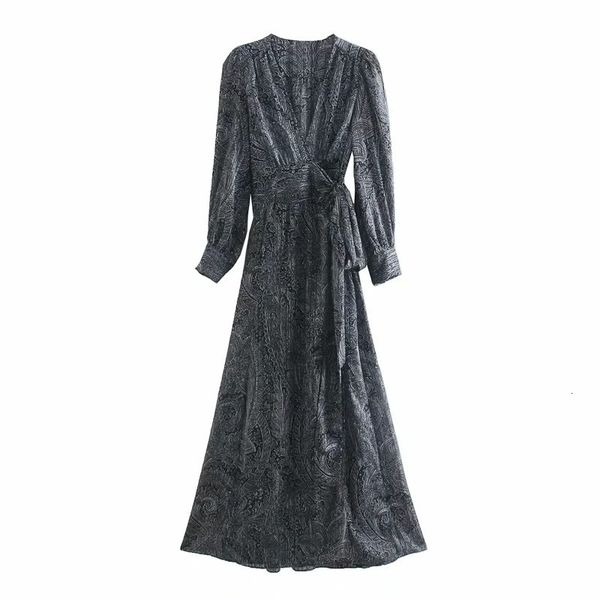2021 new woman black printed dress women crossover v-neck puff long sleeves fashion belt laddies elegant wrap dresses yps4, Black;gray
2021 new woman black printed dress women crossover v-neck puff long sleeves fashion belt laddies elegant wrap dresses yps4, Black;gray