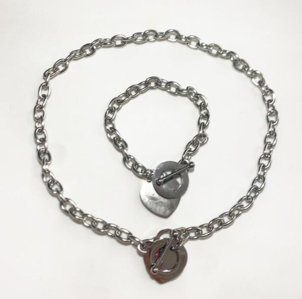 designer jewelry big love heart ot buckle bracelet necklace 18k silver t necklace with rose gold platinum luxury woman gift 3 colors suit
designer jewelry big love heart ot buckle bracelet necklace 18k silver t necklace with rose gold platinum luxury woman gift 3 colors suit
