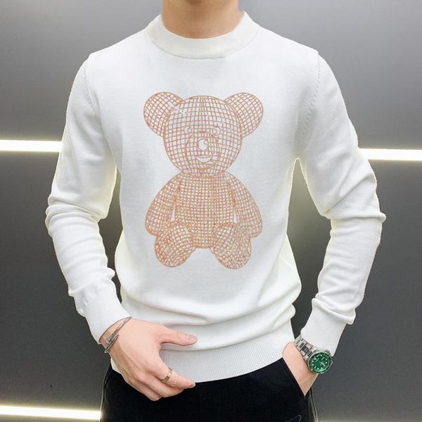 men's sweaters oversized sweater winter warm all-match knitted pullover exquisite diamond slim cashmere, White;black
men's sweaters oversized sweater winter warm all-match knitted pullover exquisite diamond slim cashmere, White;black