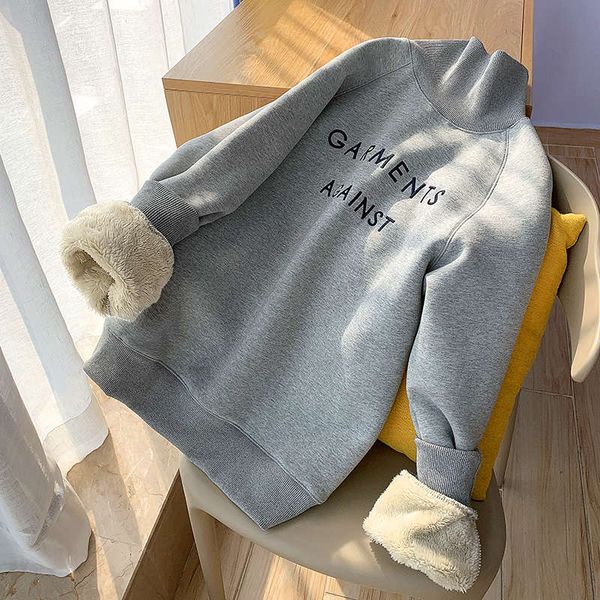 thickened high neck sweater for women autumn and winter 2020 new korean loose foreign style coat women's cashmere, Black
thickened high neck sweater for women autumn and winter 2020 new korean loose foreign style coat women's cashmere, Black