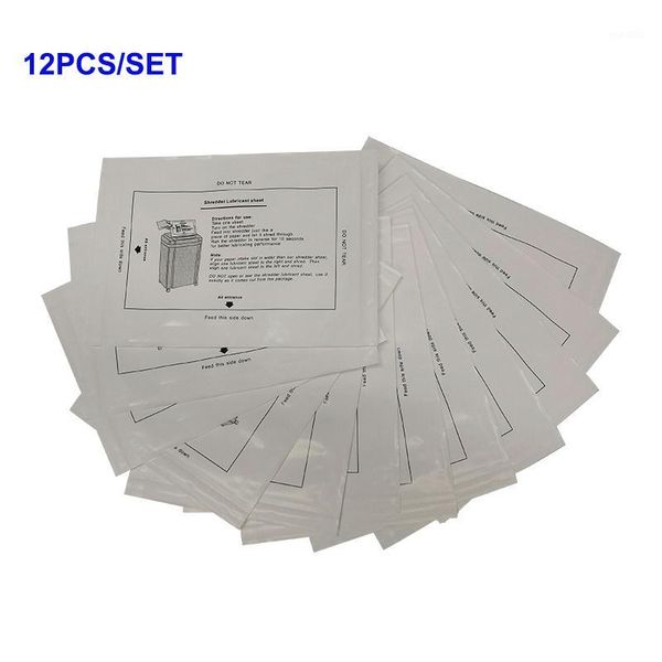12pcs pack lubricant sheet oil paper sachet lubricating pouch for paper shredders long life and prevent jam1
12pcs pack lubricant sheet oil paper sachet lubricating pouch for paper shredders long life and prevent jam1