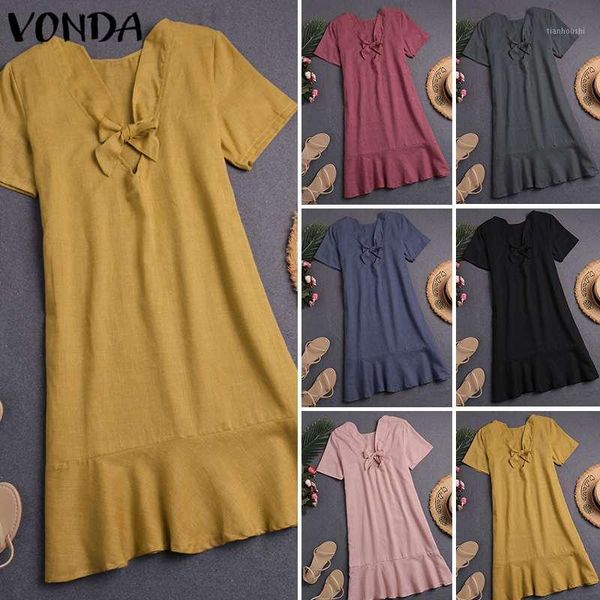 vonda summer dresses plus size bohemian sundress 2020 women beach party dress casual loose vintage femme vestidos s-5xl1, White;black
vonda summer dresses plus size bohemian sundress 2020 women beach party dress casual loose vintage femme vestidos s-5xl1, White;black