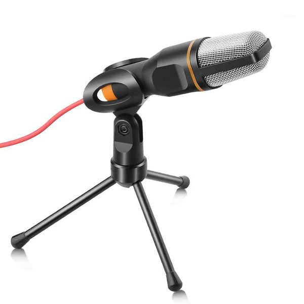 microphones 3.5mm plug condenser microphone home stereo mic with desktripod anchor live microfone singing recording for podcast1