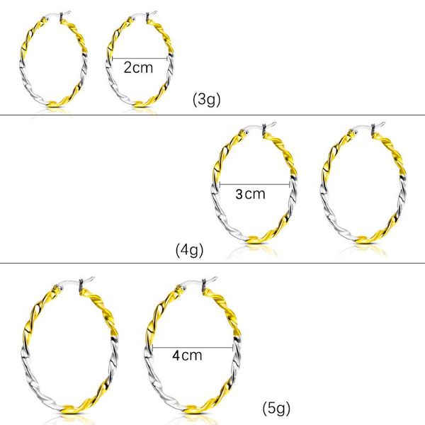 fashion color gold big metal earrings for women girls stainless steel hyperbole large round earrings female jewelry gifts, Golden;silver
fashion color gold big metal earrings for women girls stainless steel hyperbole large round earrings female jewelry gifts, Golden;silver