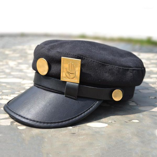 fashion pu leather hat autumn sailor hats for women men black grey flat captain cap female travel cadet hat1, Blue;gray
fashion pu leather hat autumn sailor hats for women men black grey flat captain cap female travel cadet hat1, Blue;gray