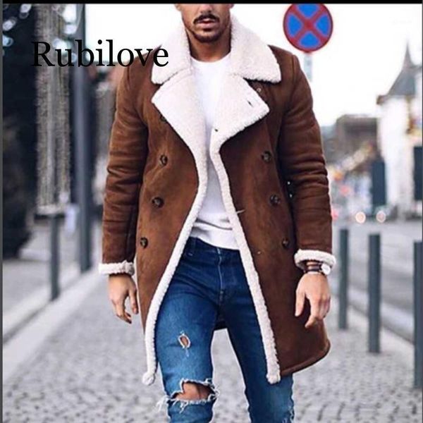 rubilove fashion design men's wool jacket warm winter trench long outwear button smart overcoat coats men new1, Black
rubilove fashion design men's wool jacket warm winter trench long outwear button smart overcoat coats men new1, Black