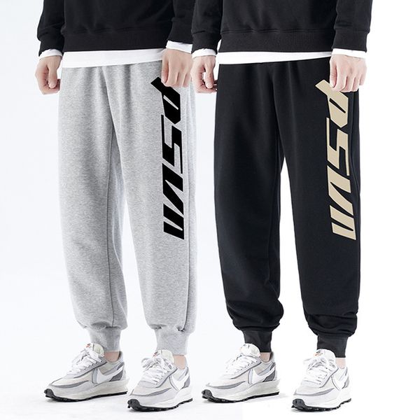 2020 spring and autumn new legged sports casual men's trend student letter printed pure cotton pants, Black
2020 spring and autumn new legged sports casual men's trend student letter printed pure cotton pants, Black
