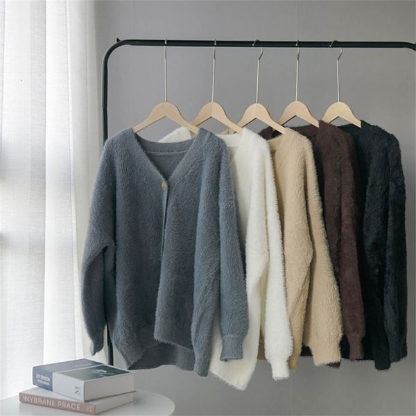 ies winter cardigan sweater women coat faux fur knitted sweater korean button cardigan soft warm women ct001 210218, White;black
ies winter cardigan sweater women coat faux fur knitted sweater korean button cardigan soft warm women ct001 210218, White;black