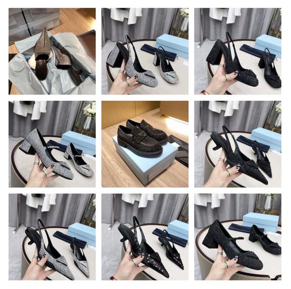 satin heeled sandals women slides sling-back pumps designer luxury lady slippers with crystals outdoor shoes, Black
satin heeled sandals women slides sling-back pumps designer luxury lady slippers with crystals outdoor shoes, Black