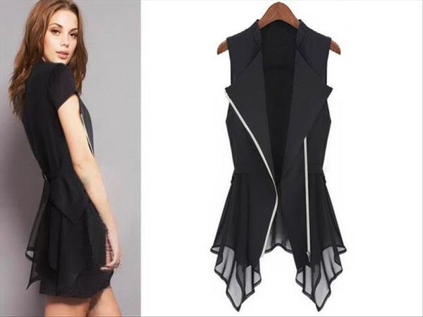2020 spring summer jacket chiffon jackets women slim long jacket european brands sleeveless waist-coat maga women s- xxxl, Black;brown
2020 spring summer jacket chiffon jackets women slim long jacket european brands sleeveless waist-coat maga women s- xxxl, Black;brown