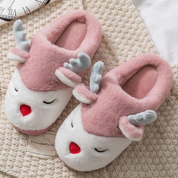 new cartoon deer elk shoes women winter home slippers winter warm house slippers indoor non-slip soft couples floor shoes xx656 y1202, Black
new cartoon deer elk shoes women winter home slippers winter warm house slippers indoor non-slip soft couples floor shoes xx656 y1202, Black