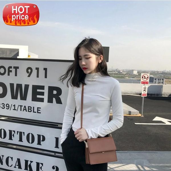 women embroidery letter turtleneck soft nap t shirt tees t-shirts female bottoming womens thermal long sleeve shirt #8f9s, White
women embroidery letter turtleneck soft nap t shirt tees t-shirts female bottoming womens thermal long sleeve shirt #8f9s, White