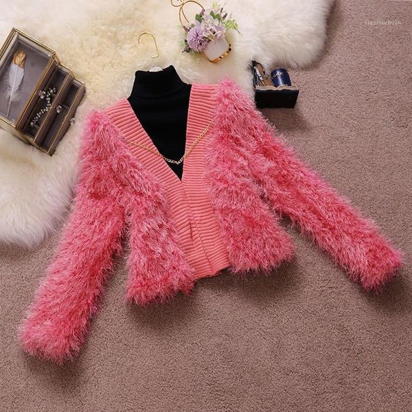 popular celebrity style faux furly v-neck pullover feminine tassels decorated patchwork knitted sweater tn13961, White;black
popular celebrity style faux furly v-neck pullover feminine tassels decorated patchwork knitted sweater tn13961, White;black