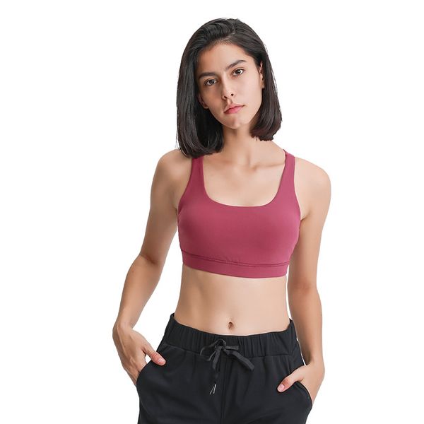 double cross straps gather and support sports bra, solid color sanding training fitness sports underwear, White;red
double cross straps gather and support sports bra, solid color sanding training fitness sports underwear, White;red