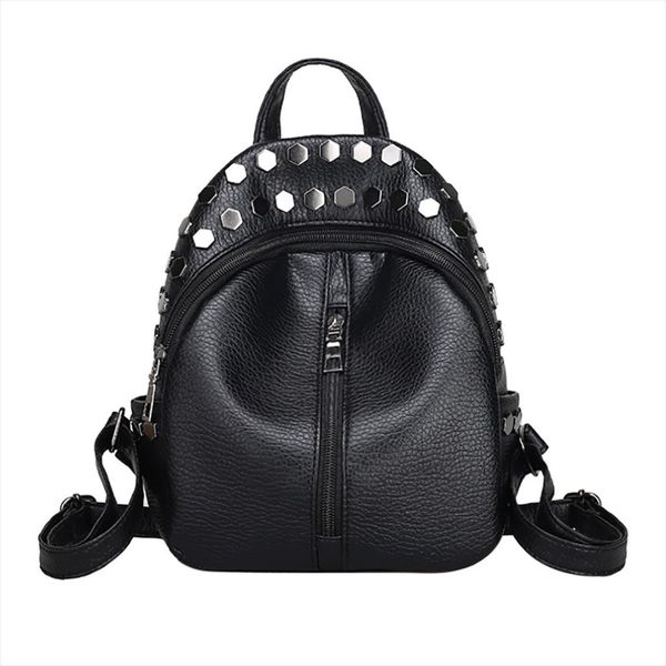 womens fashion rivet backpack soft leather waterproof anti theft shoulder bag leisure travel backpack zer
womens fashion rivet backpack soft leather waterproof anti theft shoulder bag leisure travel backpack zer