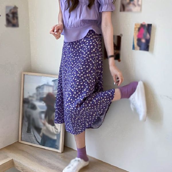 floral print ruffle pleated long skirts summer women korean skirt streetwear drawstring elastic waist midi skirt q1209, Black
floral print ruffle pleated long skirts summer women korean skirt streetwear drawstring elastic waist midi skirt q1209, Black