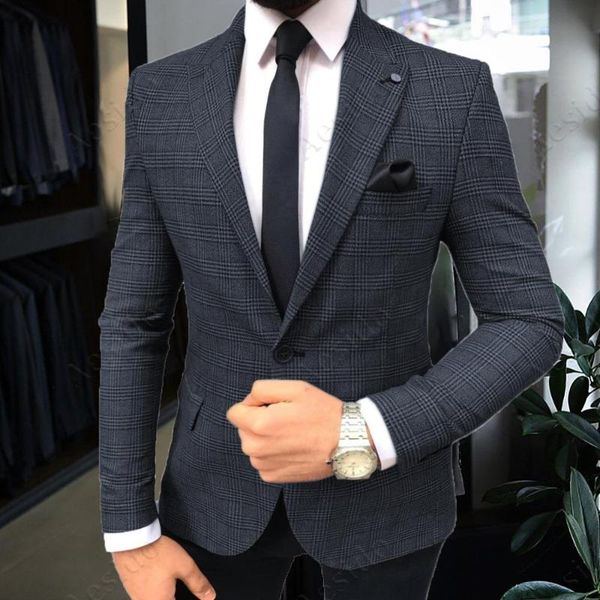 men's suits & blazers aesido suit jacket slim fit plaid wool blazer formal office business jackets for wedding grooms 2021, White;black
men's suits & blazers aesido suit jacket slim fit plaid wool blazer formal office business jackets for wedding grooms 2021, White;black