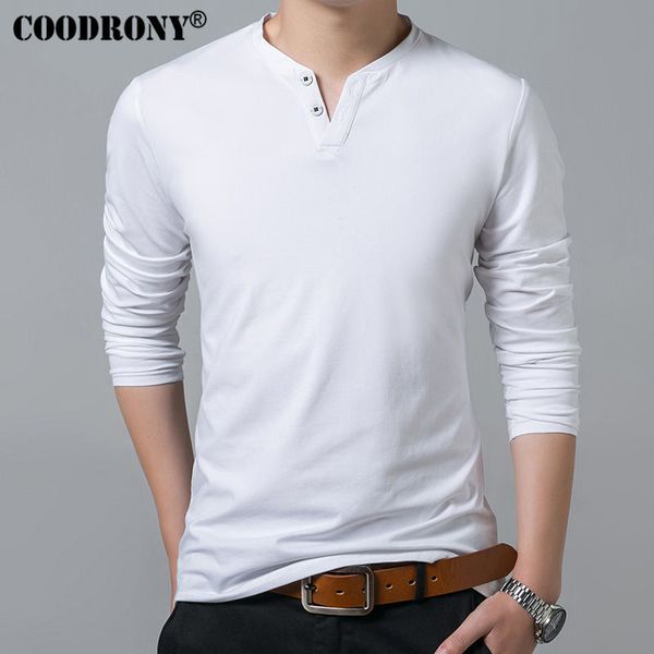 coodrony t-shirt men spring autumn new long sleeve henry collar t shirt men brand soft pure cotton slim fit tee shirts 201203, White;black
coodrony t-shirt men spring autumn new long sleeve henry collar t shirt men brand soft pure cotton slim fit tee shirts 201203, White;black