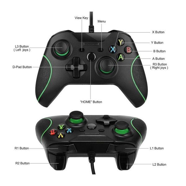 Usb Wired Consoles Controller Gamepads For Xbox One Pc Windows Mando Joystick Uk Computer Game Controller