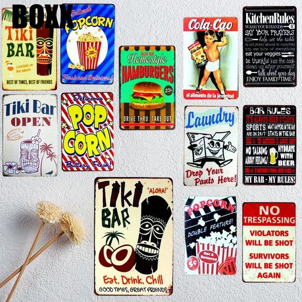2021 tiki bar tin signs kitchen rules metal plate garage wall pub restaurant home art decor vintage iron poster cuadros
2021 tiki bar tin signs kitchen rules metal plate garage wall pub restaurant home art decor vintage iron poster cuadros
