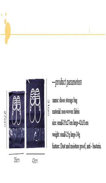 2 размеры водонепроницаемые обувь сумка нетканый чехол хранение путешествия сумка портативный tote tote сумка организатор организатор крышка 
2 размеры водонепроницаемые обувь сумка нетканый чехол хранение путешествия сумка портативный tote tote сумка организатор организатор крышка