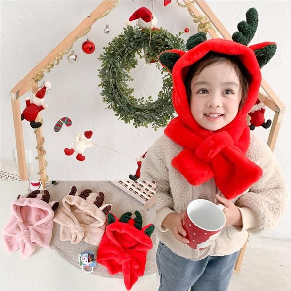 winter warm children's hat solid color plush thick cartoon antler baby cross scarf cold ear protection hat, Yellow
winter warm children's hat solid color plush thick cartoon antler baby cross scarf cold ear protection hat, Yellow
