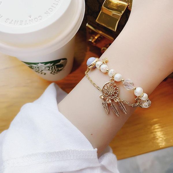 bracelet for women pearl crystal bracelet retro mesh ball jewelry accessories wholesale, Black
bracelet for women pearl crystal bracelet retro mesh ball jewelry accessories wholesale, Black