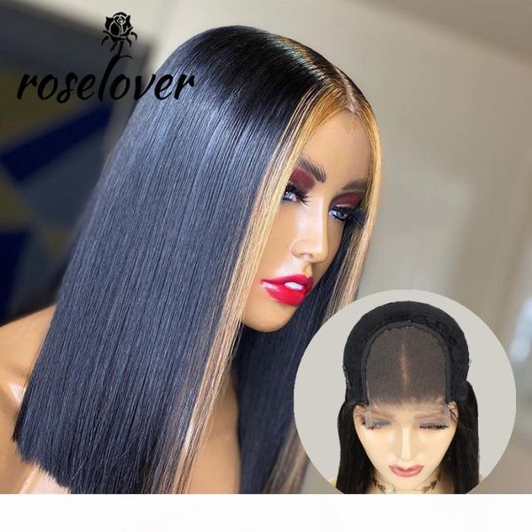 roselover 150% human hair wigs for women #27 highlight wig brazilian remy honey blonde ombre short bob lace front wigs, Black;brown
roselover 150% human hair wigs for women #27 highlight wig brazilian remy honey blonde ombre short bob lace front wigs, Black;brown