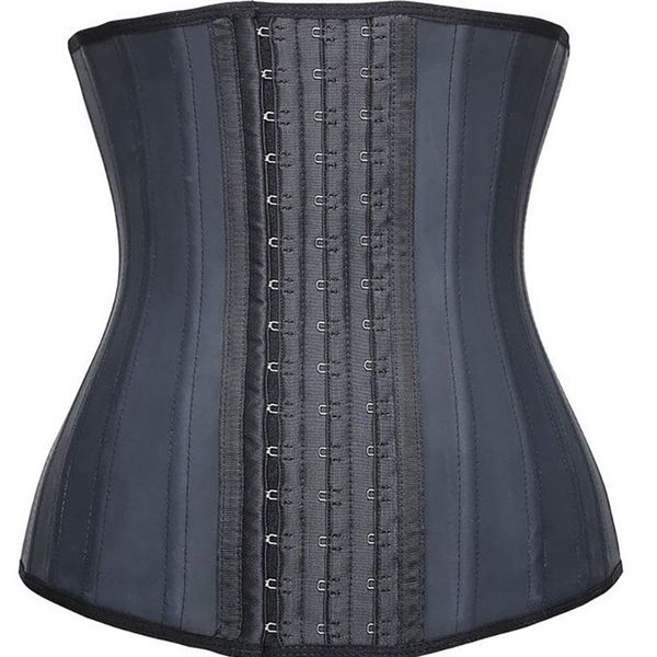 women's 25 steel boned waist trainer cincher latex underbust corset waste tummy control waisttrainer slimming sheath belly wait 201222, Black;white
women's 25 steel boned waist trainer cincher latex underbust corset waste tummy control waisttrainer slimming sheath belly wait 201222, Black;white