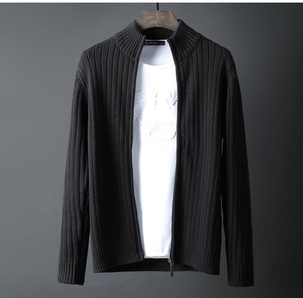 classic 100% cotton sweater male luxury stand collar solid color sweater man winter size 6xl black slim fit mens, White;black
classic 100% cotton sweater male luxury stand collar solid color sweater man winter size 6xl black slim fit mens, White;black